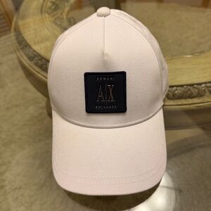 Armani Exchange AX Mens Logo Patch Adjustable Hat Cap Certilogo Authenticated